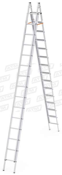 5X4=20+22 MT ДВОЙНЫЕ РАЗДВИЖНЫЕ ЛЕСТНИЦЫ