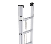 Double Part Rope -Operated Extension Ladder